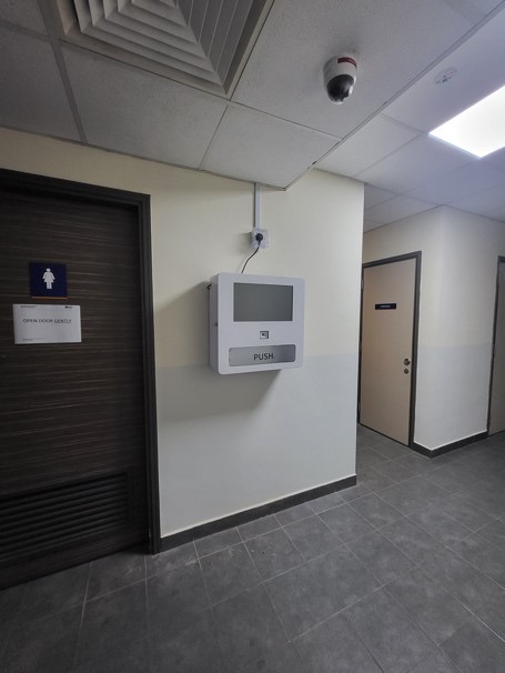 Wall Sanitary Vending Machine Rental Singapore